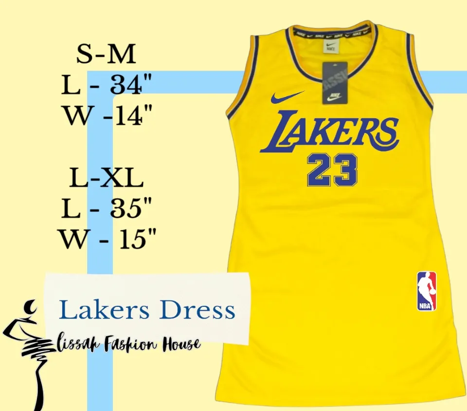 Lakers NBA Dress Jersey For Women