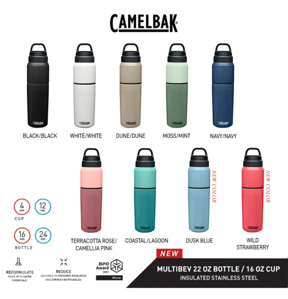 Camelbak MultiBev 22 oz Bottle / 16 oz Cup, Insulated Stainless Steel -  Shoplifestyle