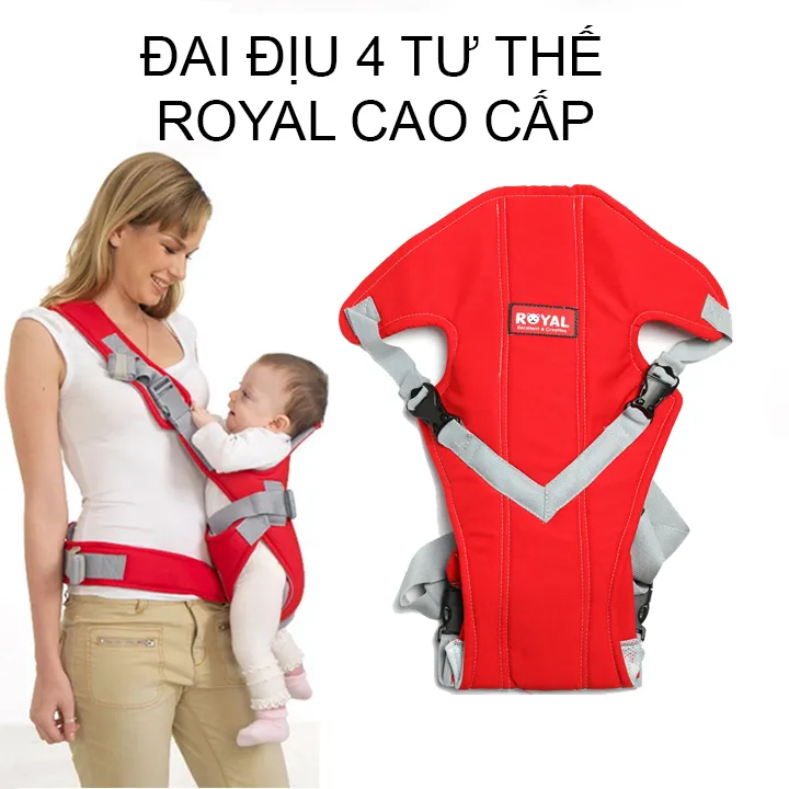 Địu 4 tư thế ROYAL, Đai địu em bé chống đau lựng bé, Đai bế em bé - Đai địu em bé cao cấp | Lazada.vn Địu 4 Tư Thế Royal, Đai Địu Em Bé Chống Đau Lựng Bé, Đai Bế Em Bé - Đai Địu Em Bé Cao Cấp | Lazada.Vn