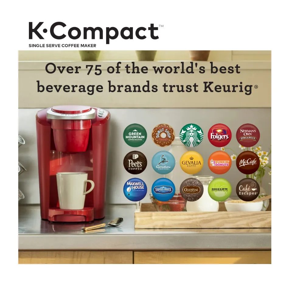 Keurig K-Compact Single-Serve K-Cup Pod Coffee Maker, Turquoise Offer 