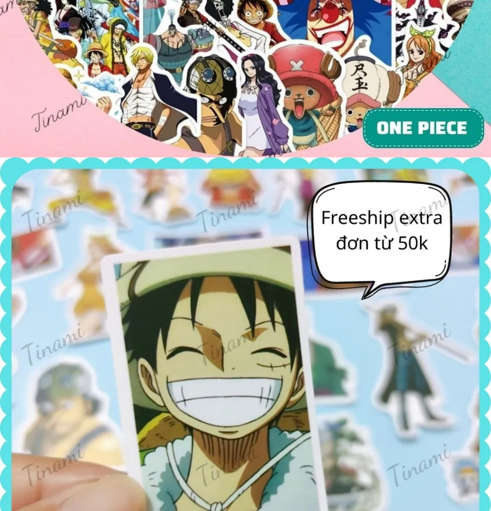 Sticker One Piece Luffy: Bạn yêu thích chú khỉ biết bay này? Hãy cùng tô điểm cho máy tính hoặc điện thoại của mình với những sticker One Piece Luffy độc đáo. Với hình ảnh được thiết kế bắt mắt và chi tiết, bạn sẽ không thể không yêu thích chúng.