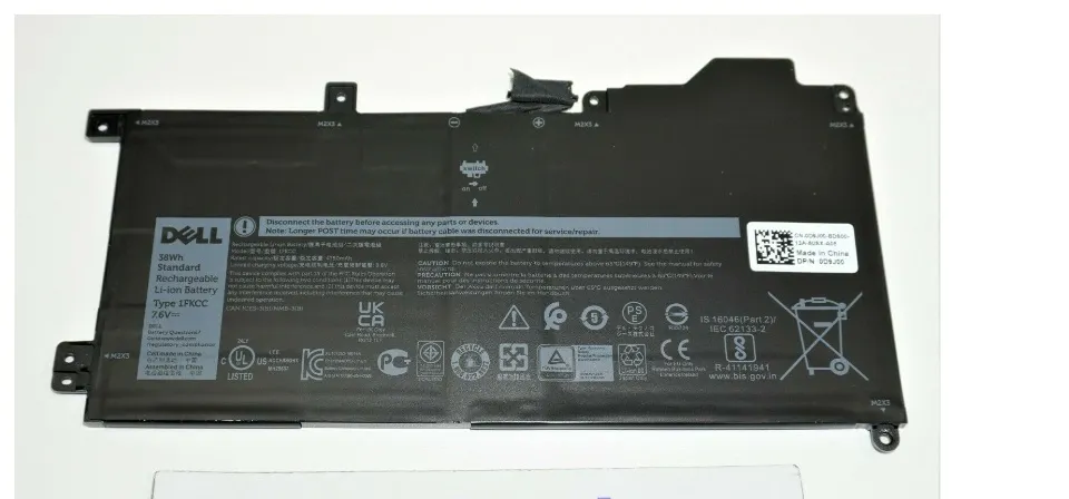 Pin Laptop Dell 1FKCC -Dùng cho DELL LATITUDE 7200 2-IN-1 KWWW4 D9J00 9NTKM Pin Laptop Dell 1FKCC -Dùng cho DELL LATITUDE 7200 2-IN-1 KWWW4 D9J00 9NTKM