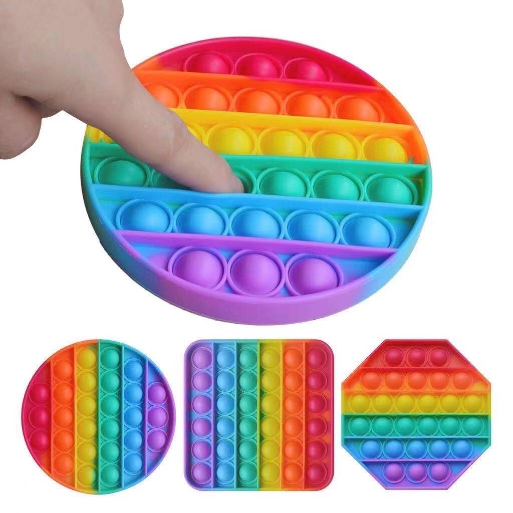Pop Its Square Fidget Toy Push bubble stress relief kids pop it tiktok 2020 