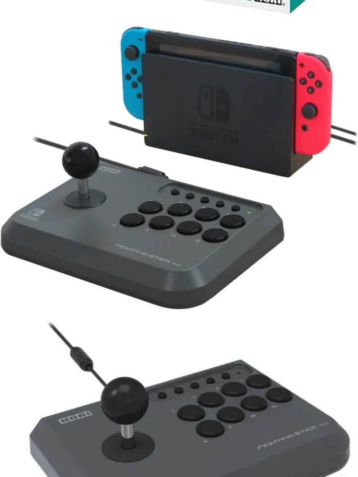 HORI Mini Fighting Stick Nintendo Switch Black NSW-149U 