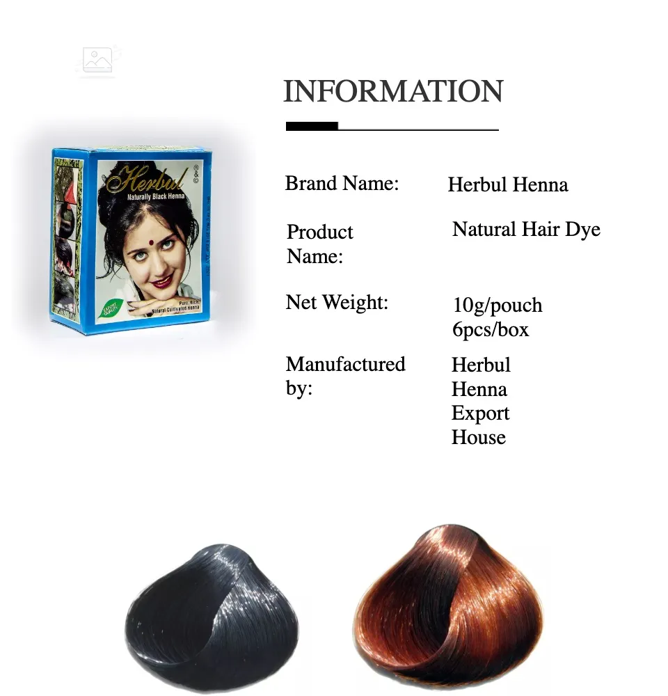 COLOR HENNA Natural Hair Dye Organic Permanent Color Keep Colour For White  Gray Hair Herbul 10g/Pouch, 6pcs/Box | Lazada PH