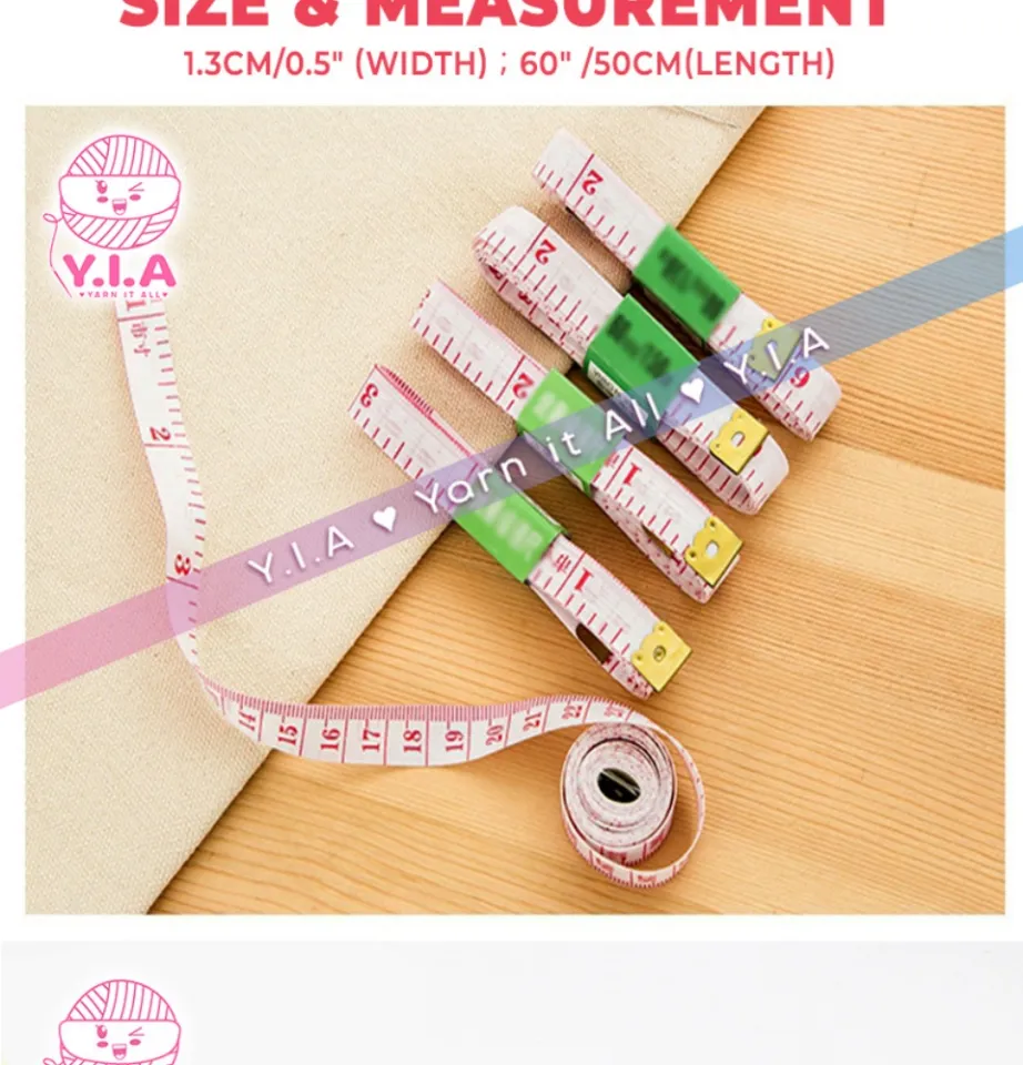 60 1.5M Sewing Cloth Tailor Soft Flat Tape Body Measuring Ruler soft ruler