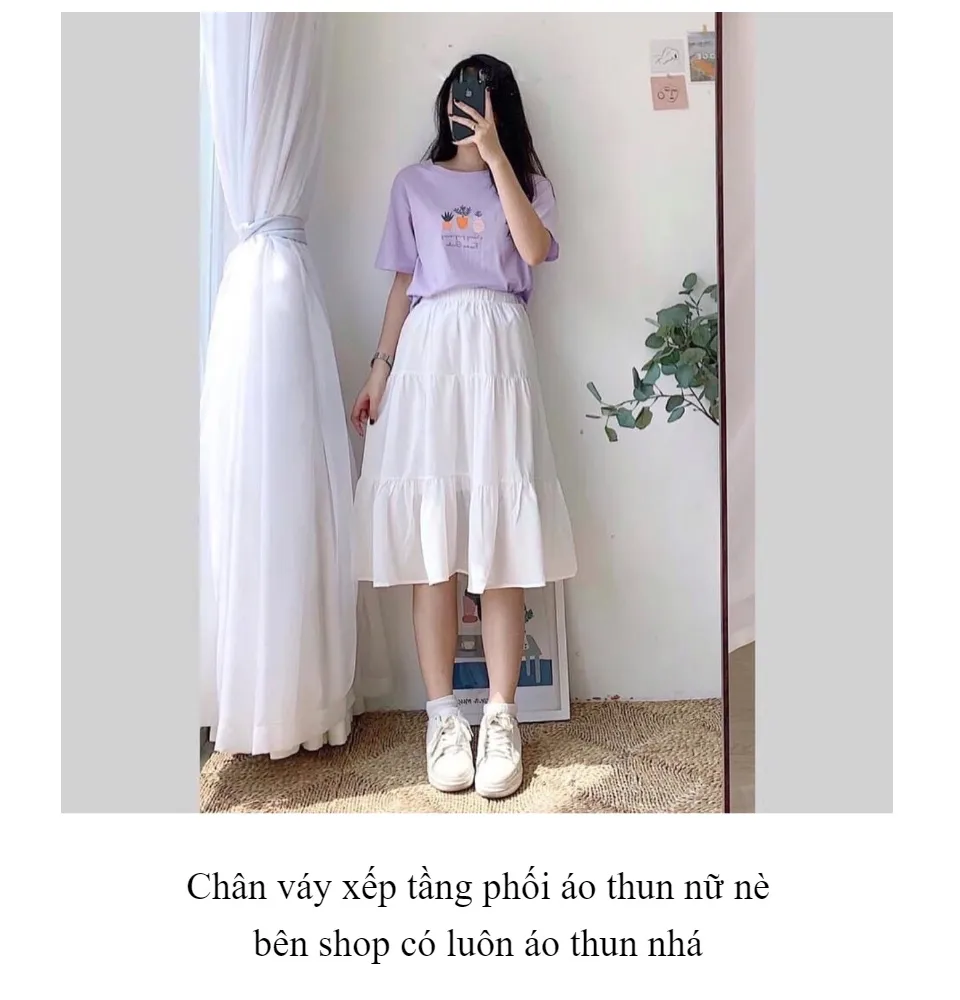 chân váy trắng dài giá tốt Tháng 7 2023  Mua ngay  Shopee Việt Nam