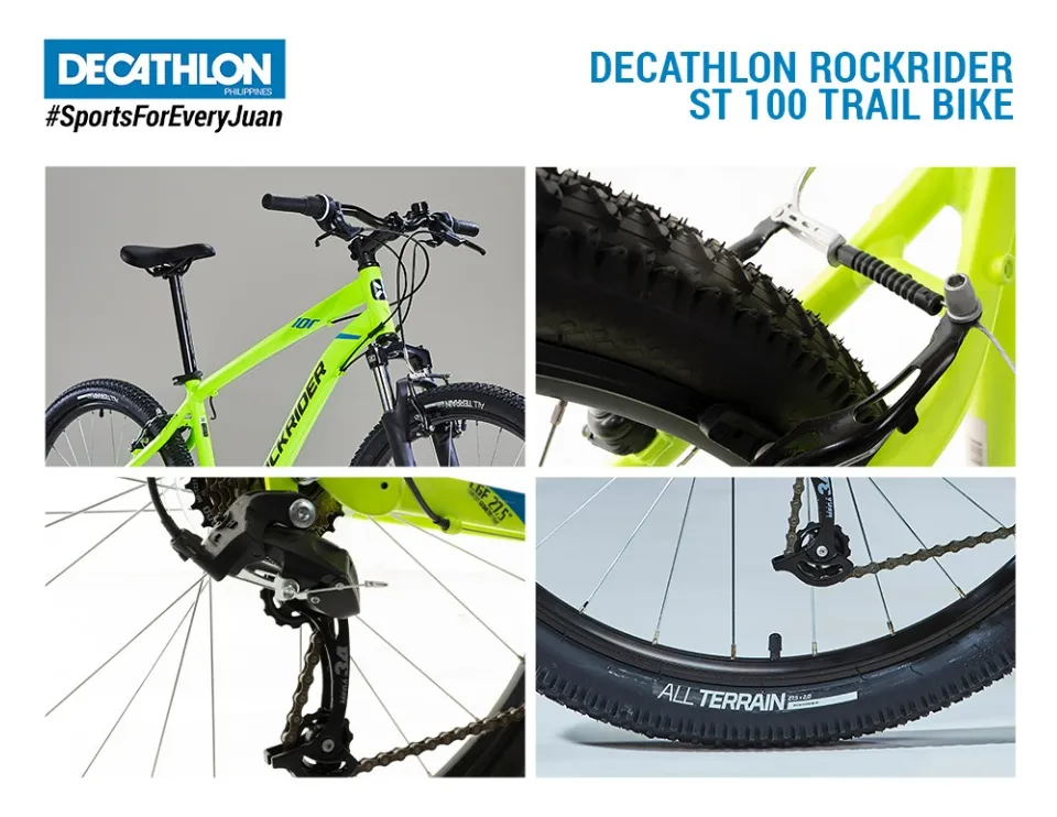 rockrider bike green