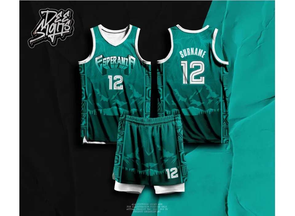 mint green basketball jersey