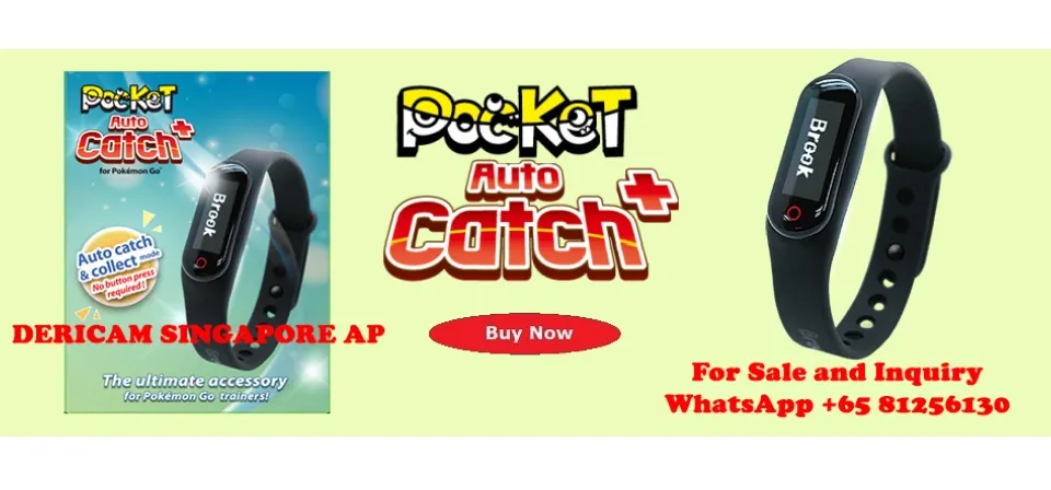 Brook Pocket Auto Catch - Auto catch compatible for Pokemon Go plus,  Catching Pokemon and collecting items just got easy