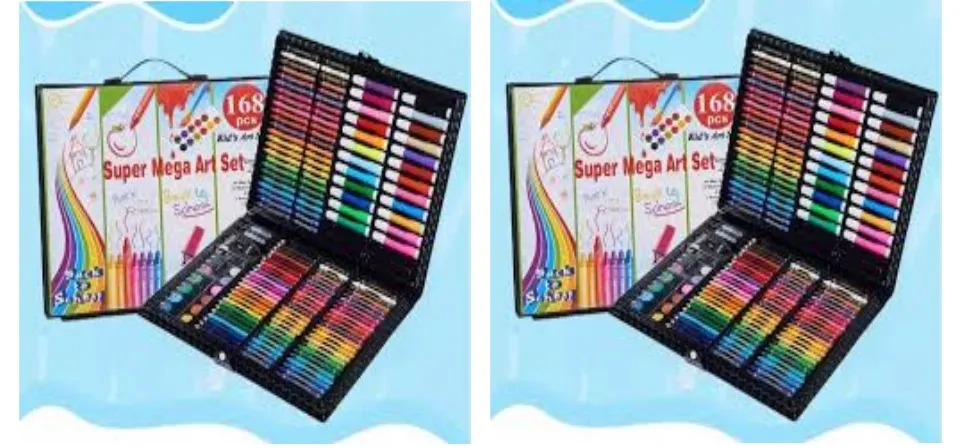 Shop GENERIC Tinweety Super Mega Art Set for Kids - 168 Pcs