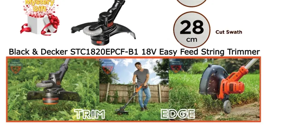 BLACK & DECKER STC1820EPCF - 18V Easy Feed Cordless String Trimmer