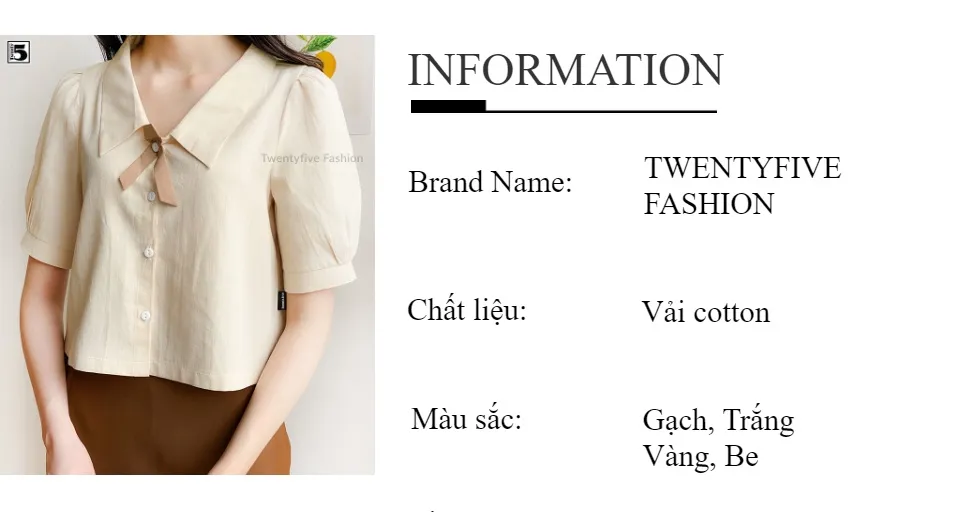 Áo Sơ Mi Nữ Công Sở NK Fashion Thiết Kế Cổ Điệu Tay Bồng Nhẹ Chất