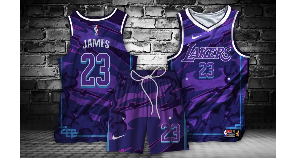 lakers black panther jersey