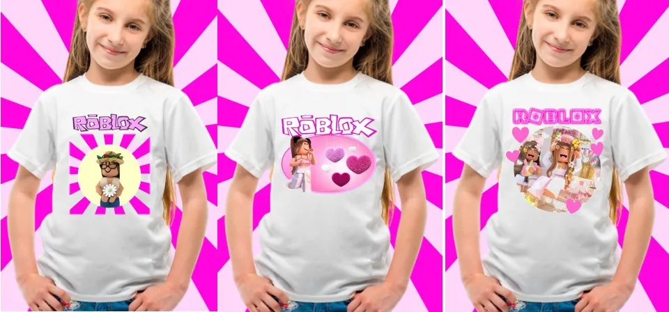 POD Clothing Anime Roblox Girls for Kids Love Roblox Character Print T shirt  Teens Age Girls Friendship Tops Tees (as4, age, 9_years, 10_years,  regular): Buy Online at Best Price in UAE 