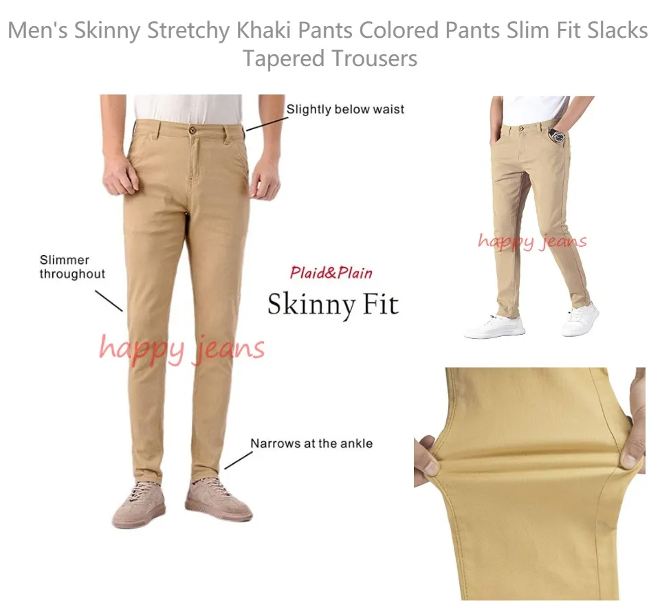 slim tapered slacks