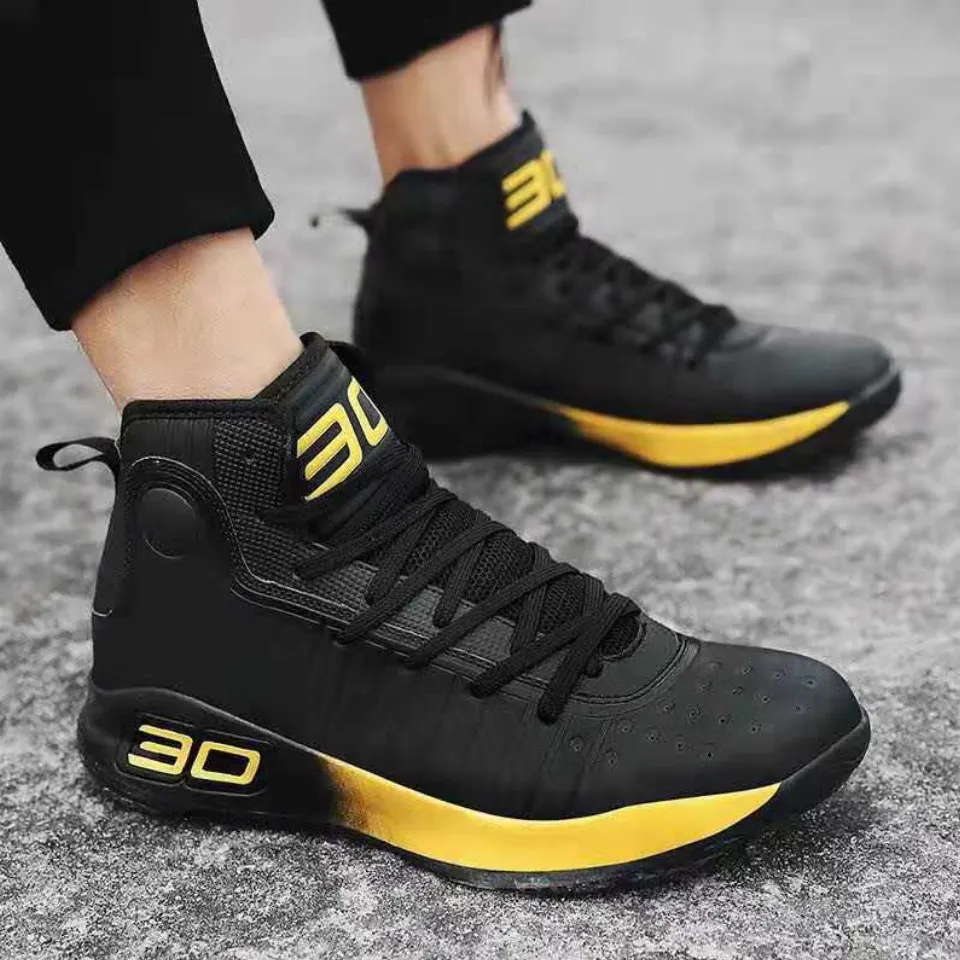 curry 4 men yellow