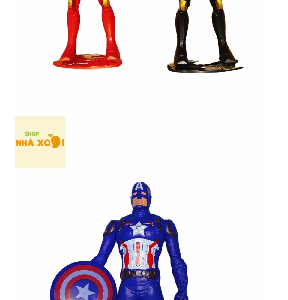 Set 10 mô hình marvel, đồ chơi siêu anh hùng avengers, nhựa cao ...