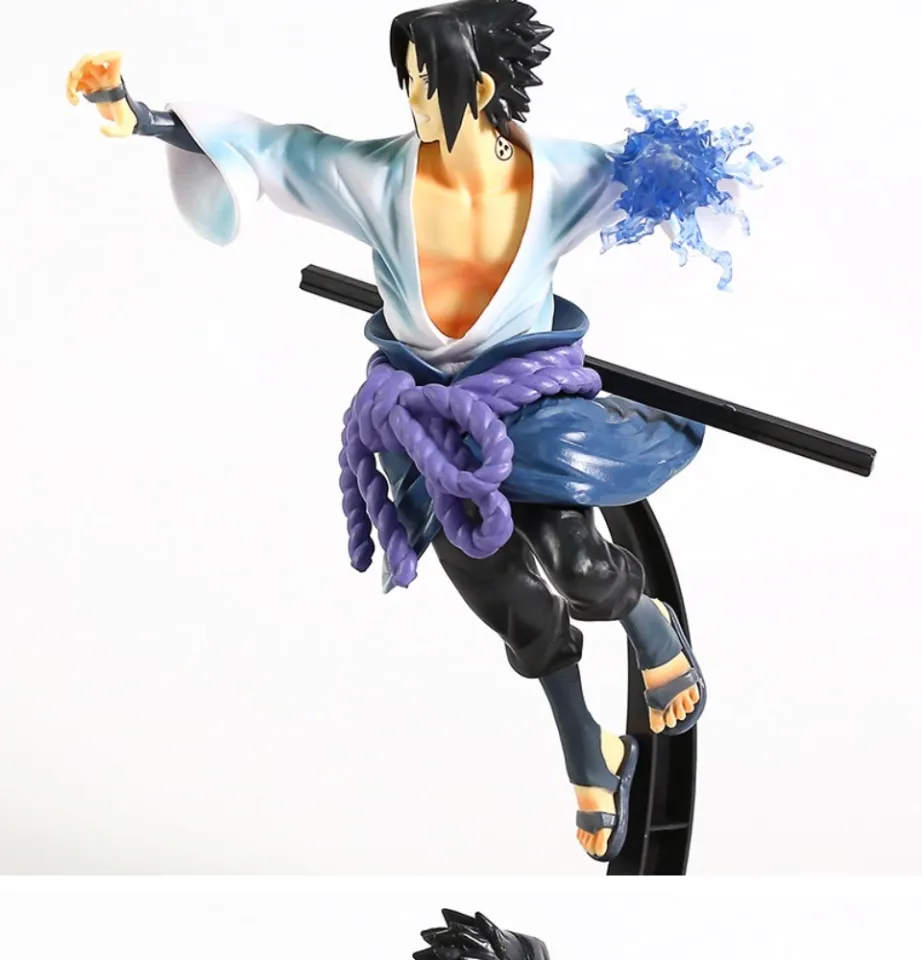 Bandai NARUTO Anime Uchiha Sasuke Figura Altura 24cm PVC Material Desktop  Decoração Coleção Periférica Estatueta Uma Peça - AliExpress