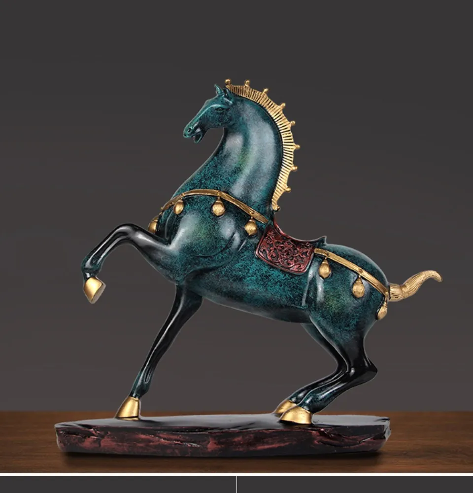 Tượng ngựa tung vó nghệ thuật, tượng ngựa phong thủy - Tượng trang ...