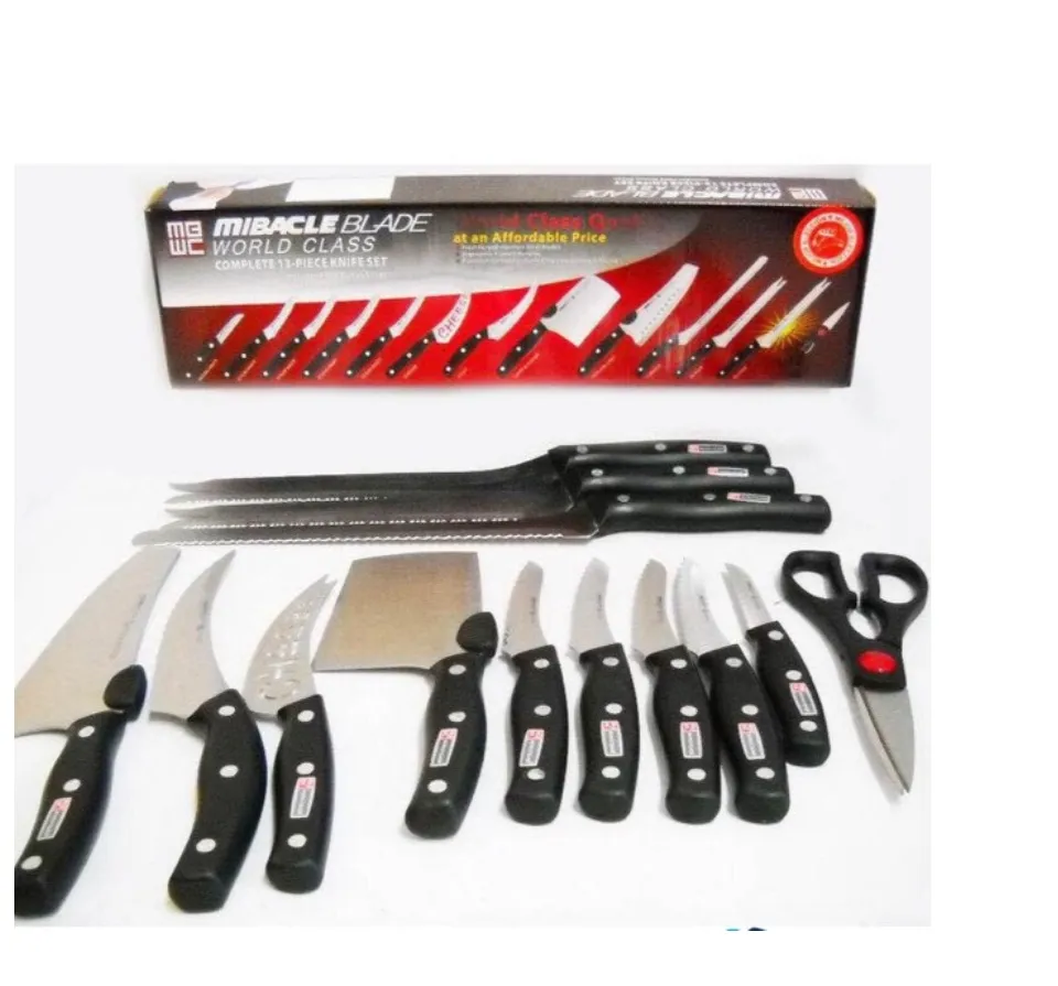 Miracle Blade World Class 18 Piece Knife Set, Kitchen Knives with