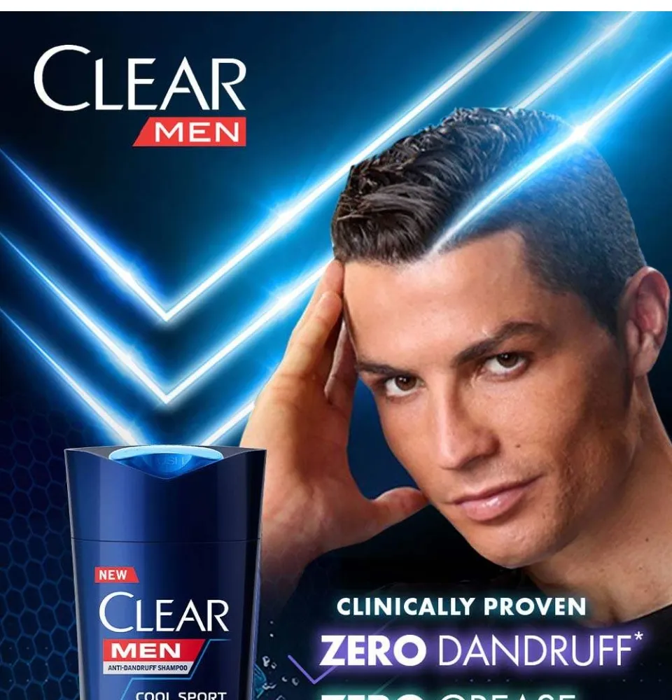 Clear Men Anti Dandruff Shampoo Cool Sport Menthol 650ml X 2 Lazada