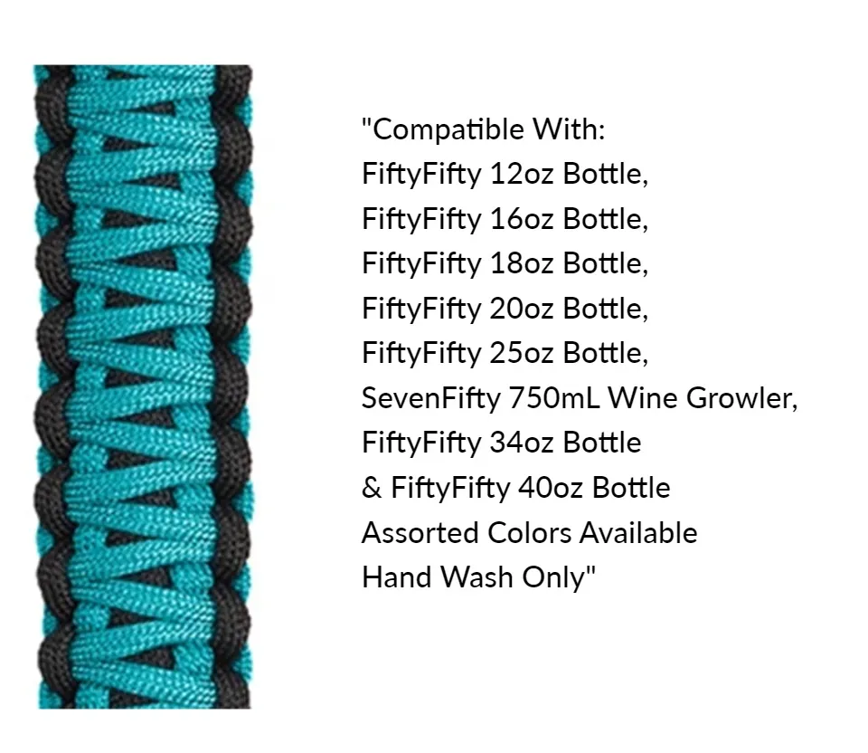 Paracord Handle for FIFTY/FIFTY Bottles