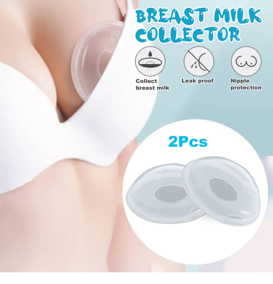 Wearable Breast Milk Collector Shell Silicone Breastfeeding Leakage  Prevention Washable Anti-Overflow Pads Reusable Nursing Pads