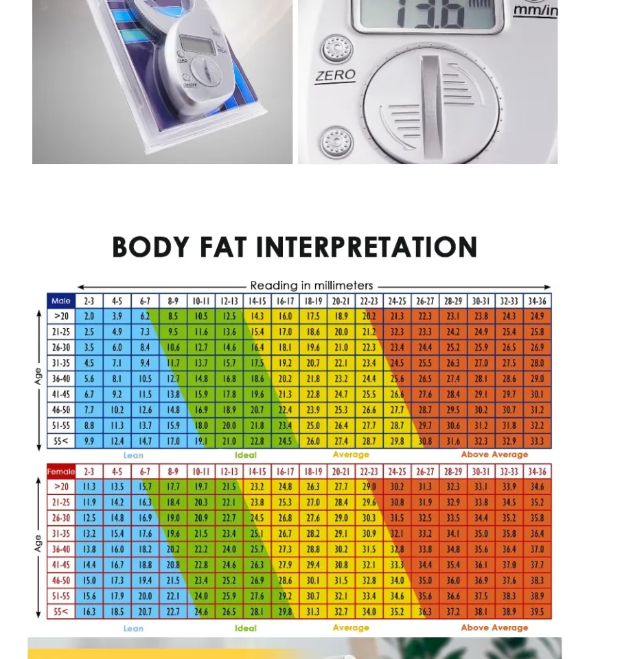 510-160 Digital Body Measuring Fat Caliper Measure mm inch Tool