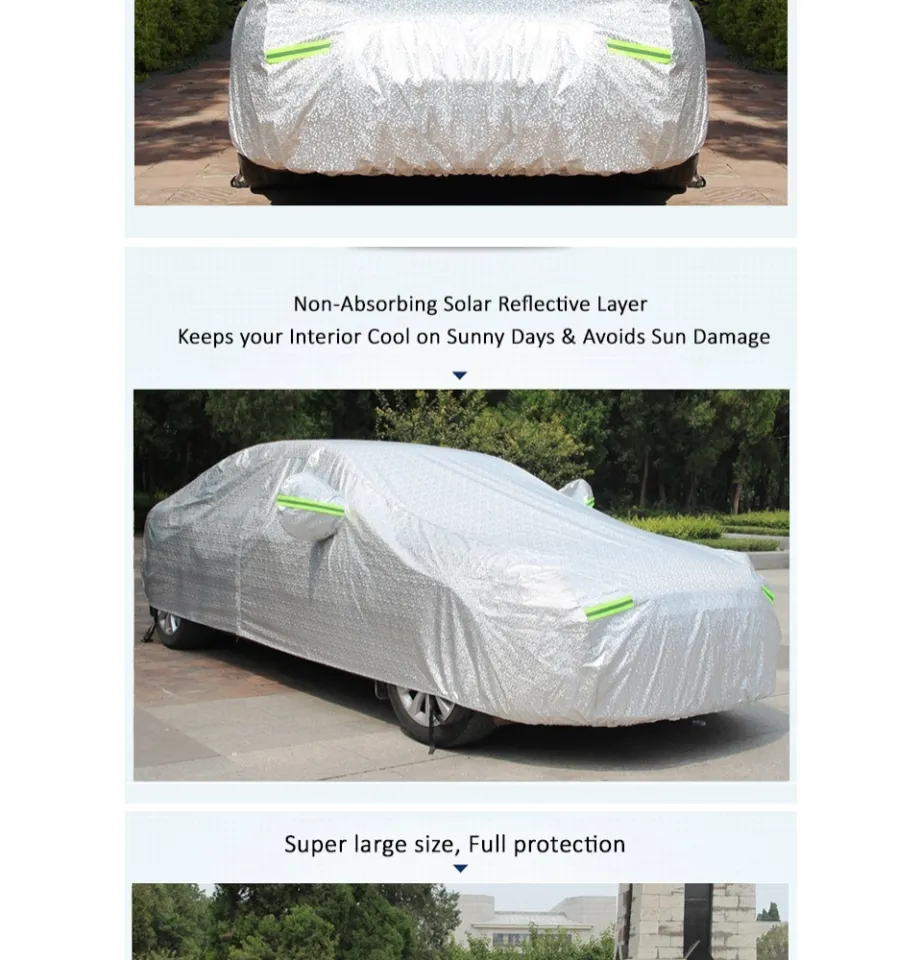 Evio Asia Full Car Cover Rain Dust Protection For Perodua Myvi Perodua Axia Toyota  AYGO (Size 2S) (Model CCL)