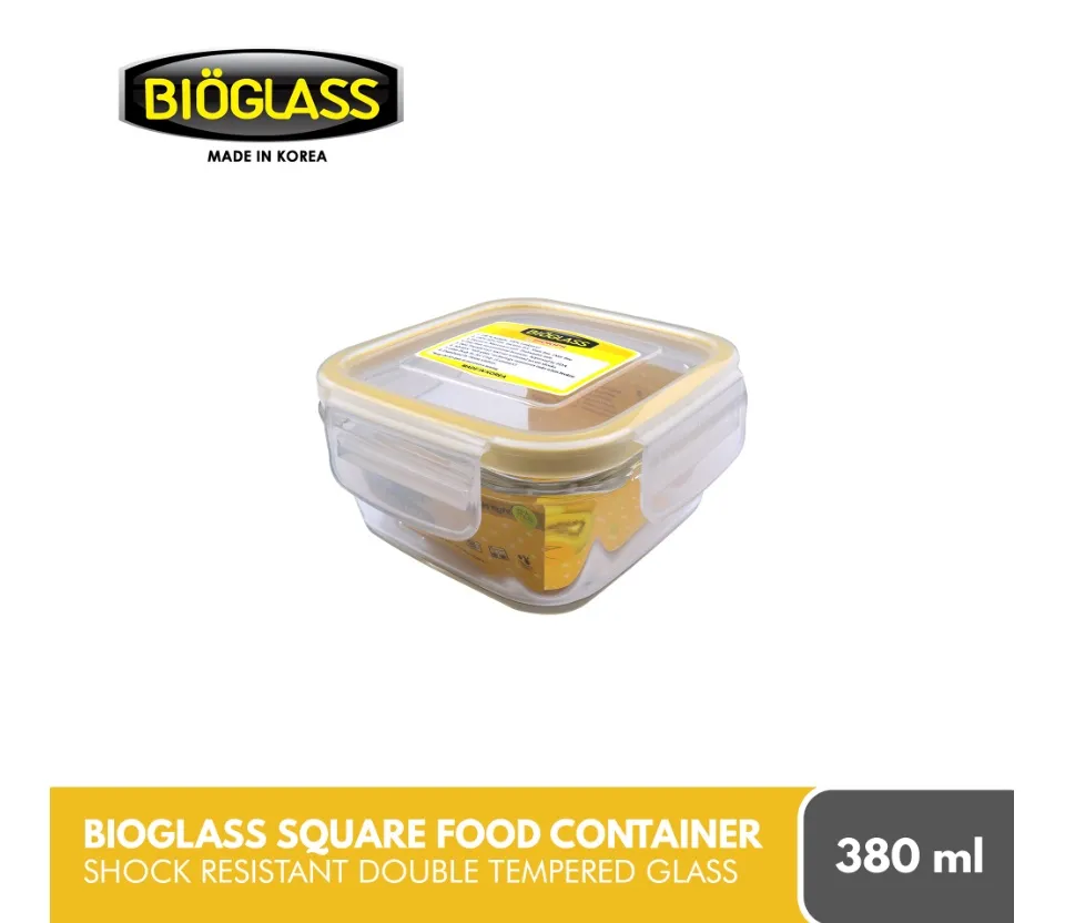 Komax Bioglass Rectangular Air & Water Tight Food Storage