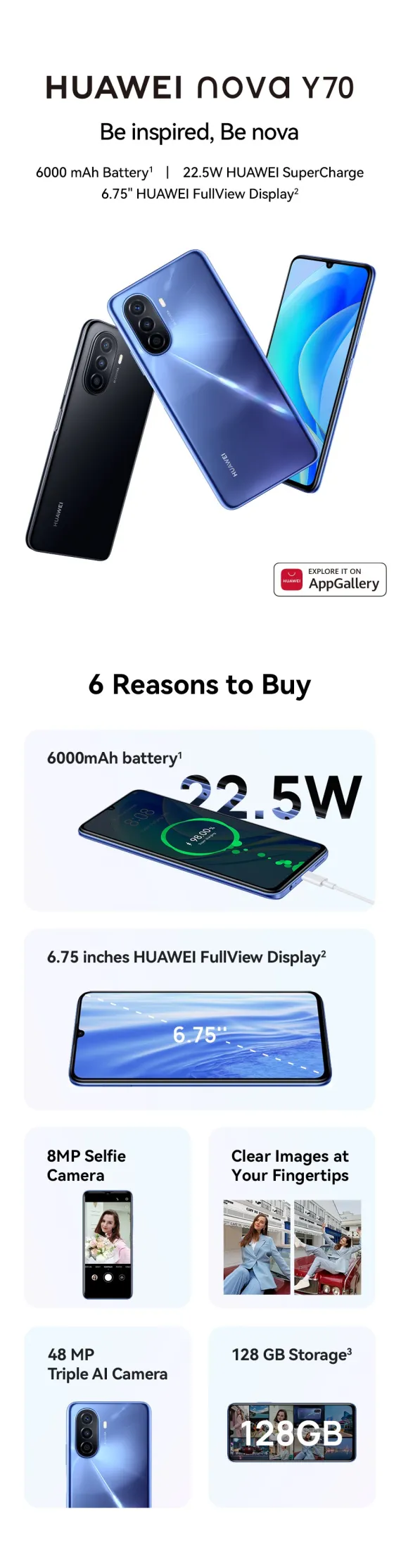 HUAWEI nova Y70 Price Comparison Philippines