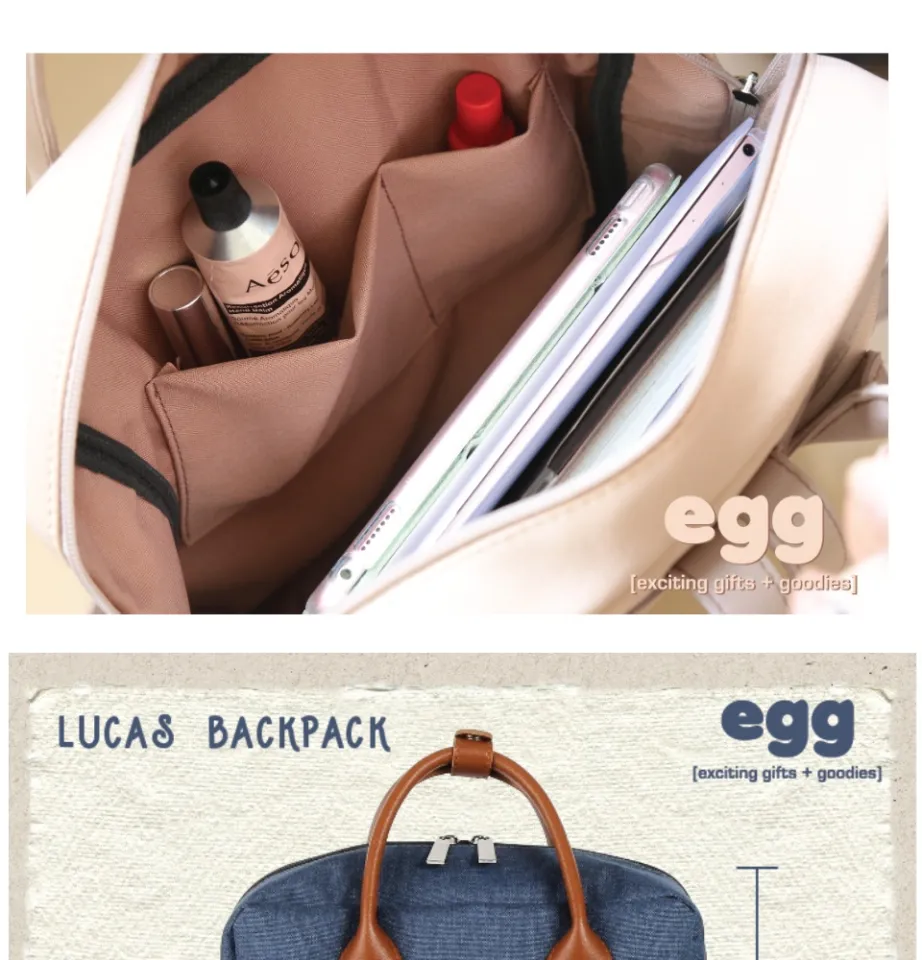 Egg Lucas Backpack  Shopee Philippines