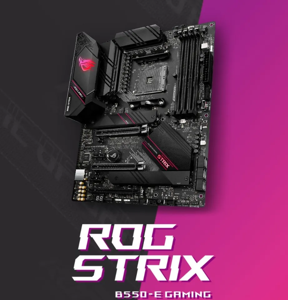 ROG Strix B550-E Gaming AMD Ryzen AM4 ATX Motherboard (PCIe 4.0