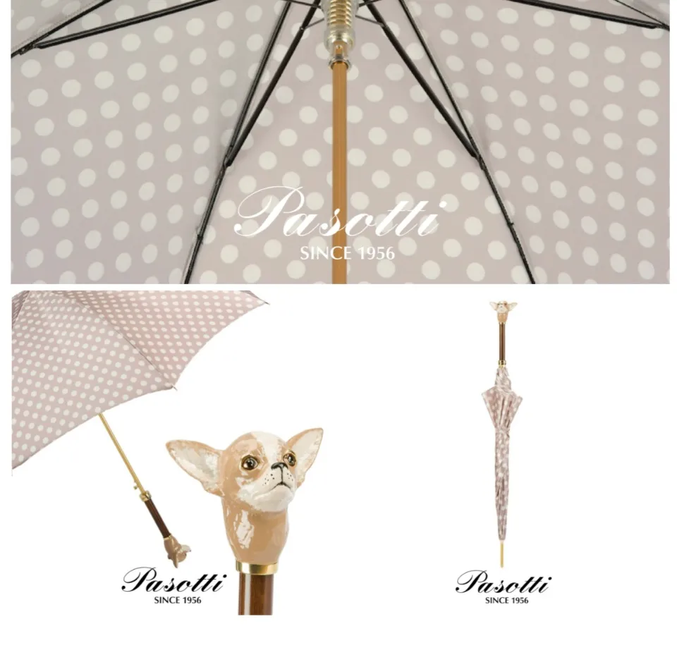 Chihuahua Umbrella with Dots Pasotti