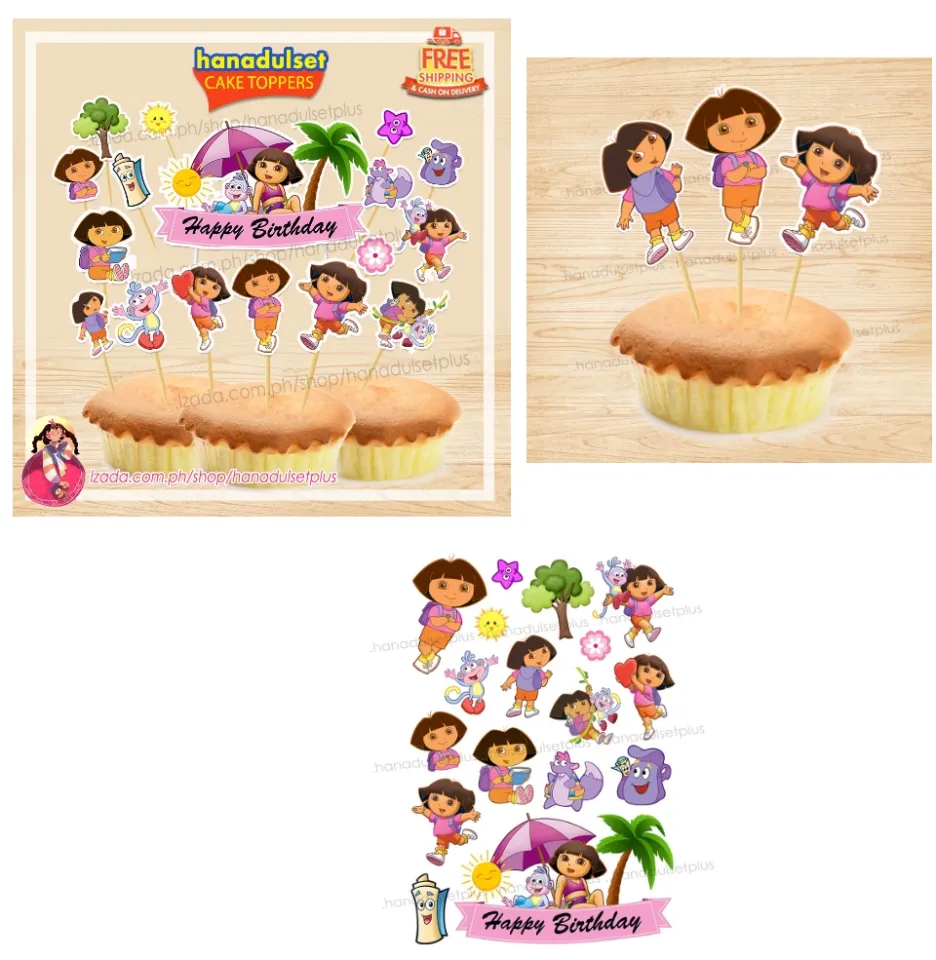 Dora The Explorer Cake - (How To) - YouTube