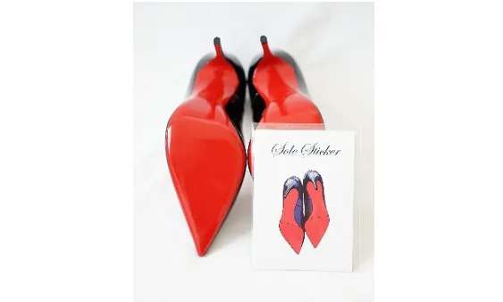 Sole Sticker - Crystal Clear Sole Protector for Christian Louboutin Heels, Jimmy Choo, Ladies Heels 4inx5in (Pack of 4)