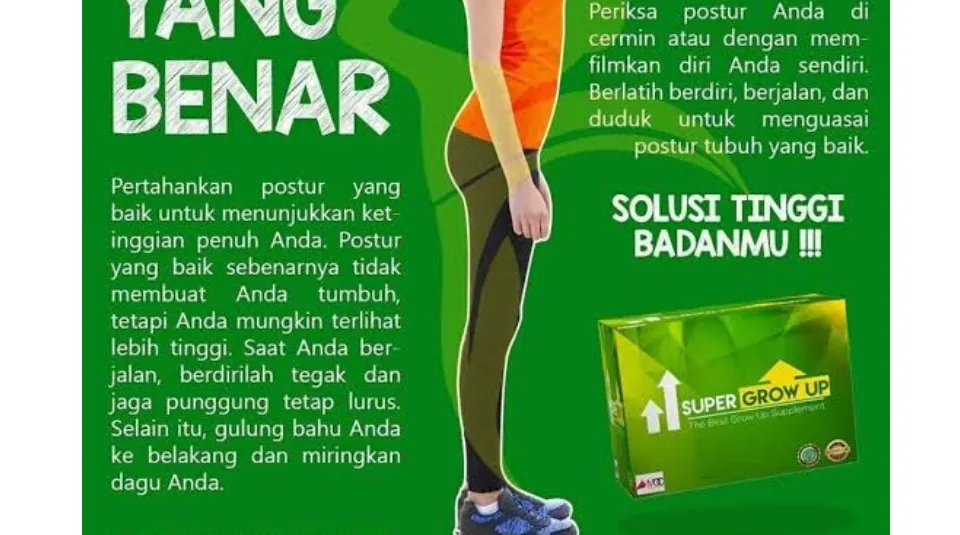 Peninggi Badan Supergrowup 10 Day Epic Ubat Tinggi Badan Malaysia Berkesan New Packaging Free Alat Skipping