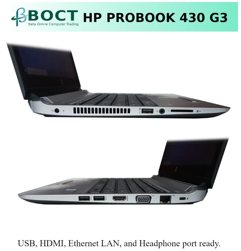 Elite Selection HP ProBook 430 G3 / Intel Core i5 6th Gen / HDMI