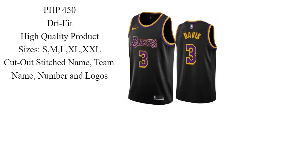 Anthony Davis Los Angeles Lakers 2019-20 City Edition Jersey