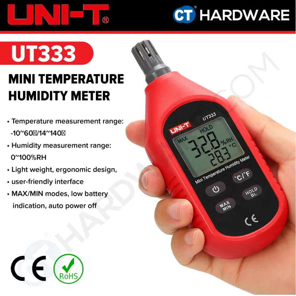 UT333/UT333BT Mini Temperature Humidity Meters - UNI-T Meters