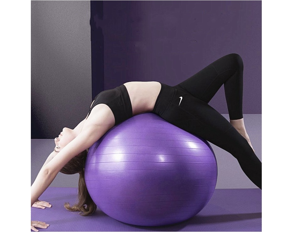 55/65/75 Exercise Yoga Ball Extra Thick Yoga Ball Pilates Balance Anti-Burst 