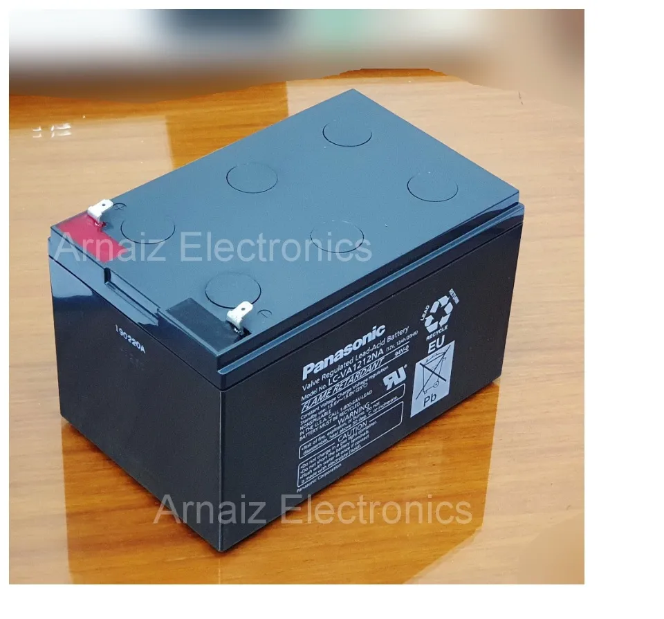 Panasonic E-Bike Battery 12V 12Ah 20hr 12 Volts 12 Ampere LC