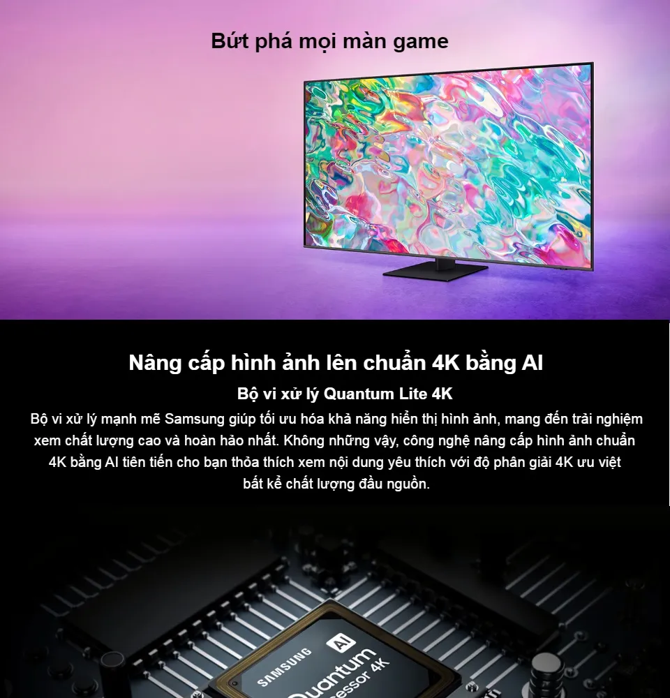 Chất lượng hình ảnh tuyệt vời và âm thanh sắc nét có trong Smart Tivi Redmi X55T