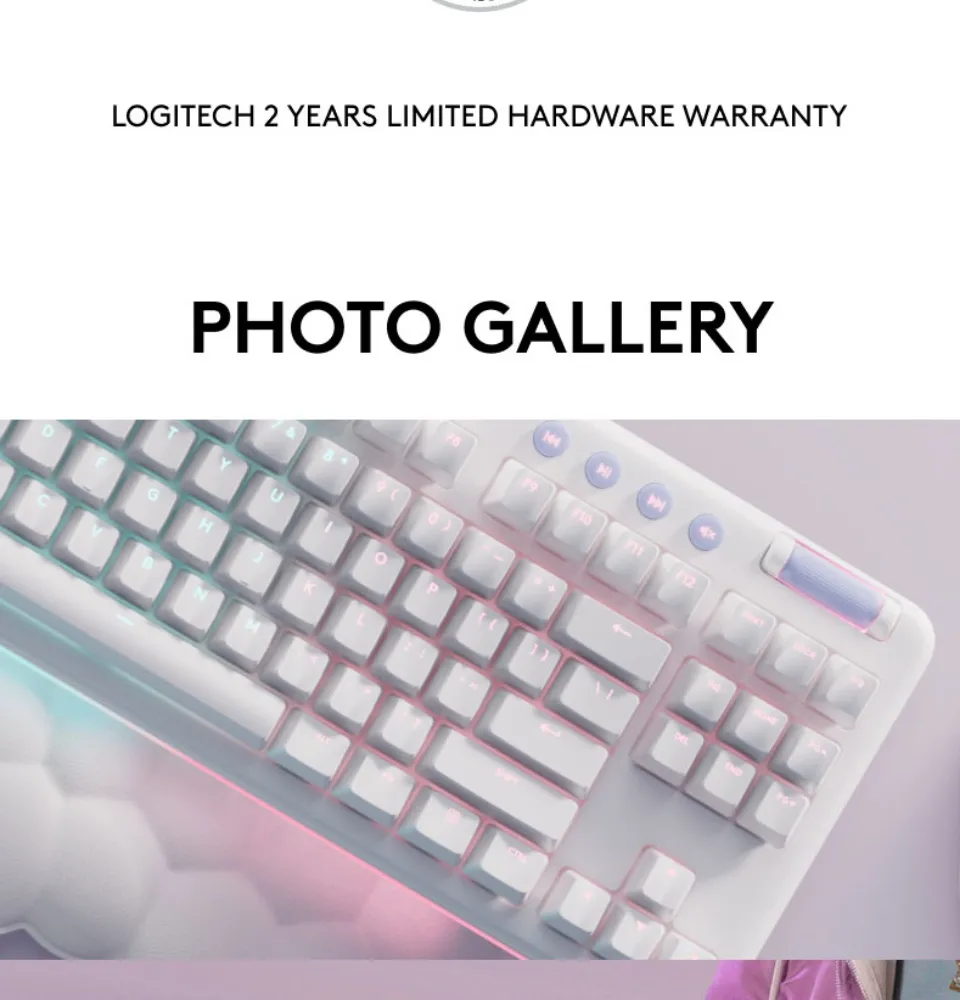 2021秋冬新作】【2021秋冬新作】Logitech G715 Wireless Mechanical Gaming Keyboard With LIGHTSYNC  RGB, LIGHTSPEED, Tactile Switches (GX Brown), And Keyboard Palm Rest, PC Mac  Compatib キーボード