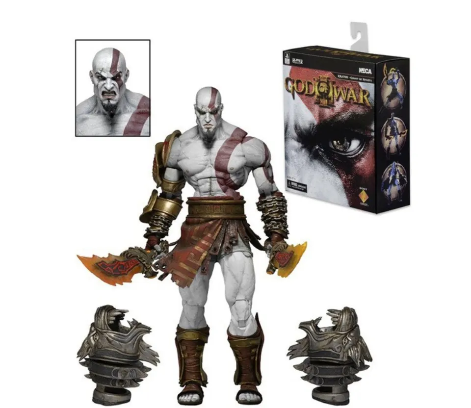 God of War Kratos and Atreus Action Figures PVC Action -  Hong Kong