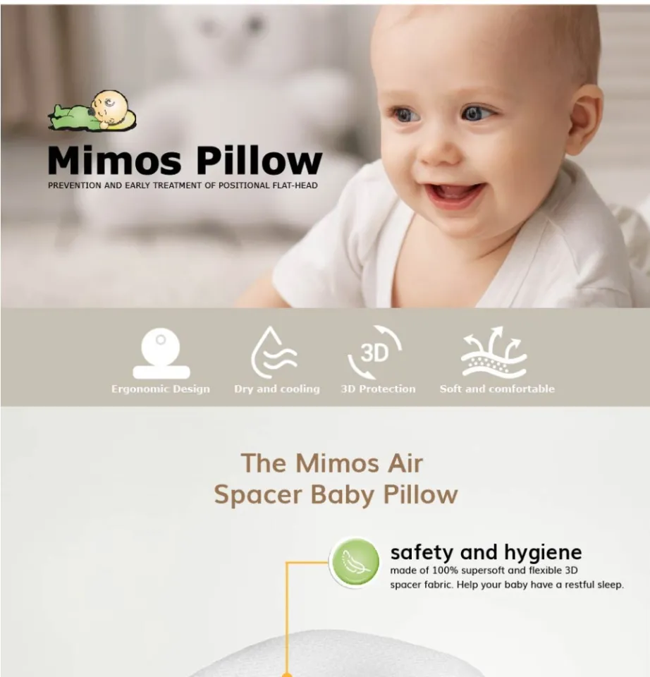 Mimos Baby Pillow Bundle White