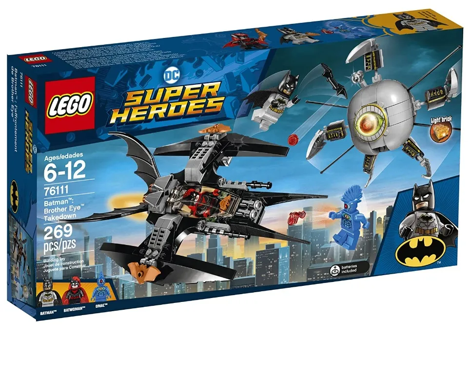 Fest en gang Gym LEGO DC Super Heroes Batman - Brother Eye Takedown 76111 with Batwoman and  OMAC | Lazada PH