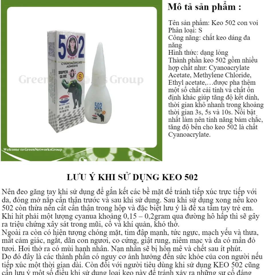 Keo 502 Con Voi Thuận Phong Greennetworks | Lazada.vn