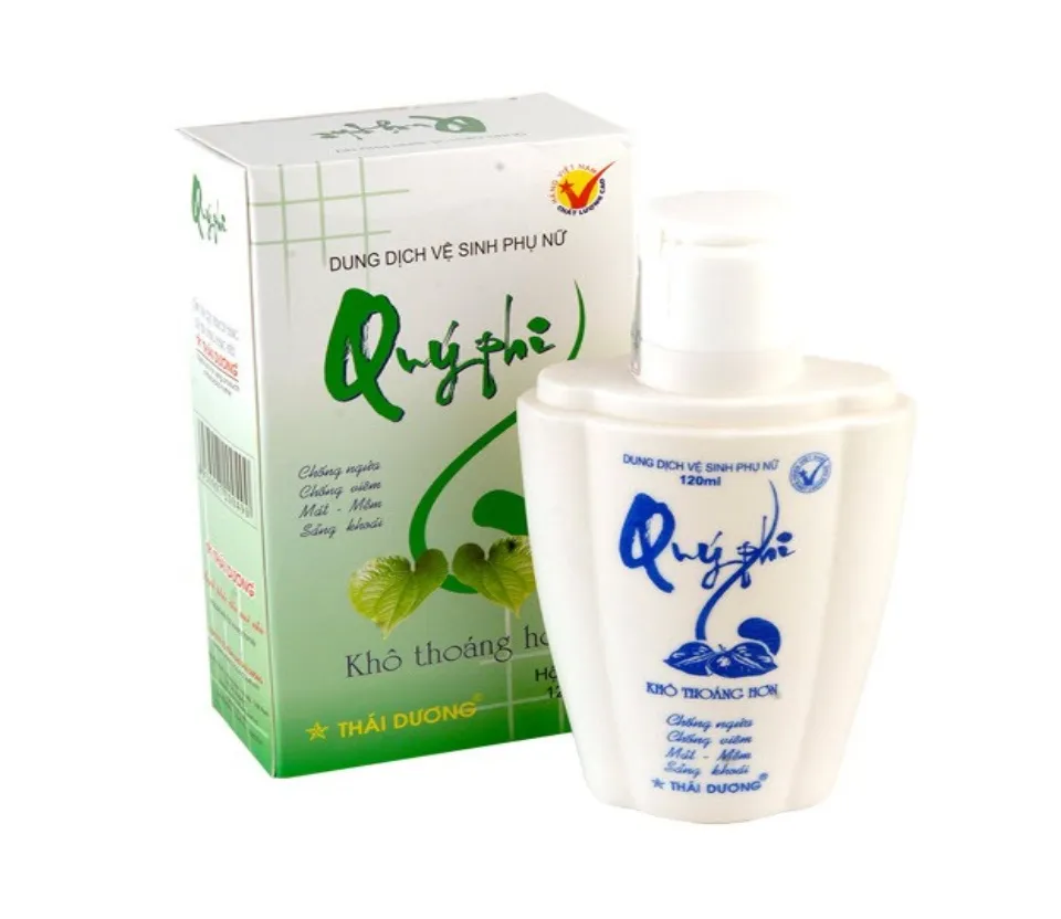 Dung dịch vệ sinh phụ nữ Quý Phi Sao Thái Dương chứa tinh chất trầu không  chống ngứa, chống viêm, khử mùi -Chai 125ml, màu xanh | Lazada.vn